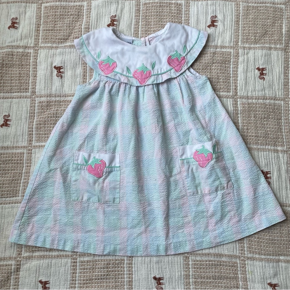 Vintage Samara Strawberries Dress